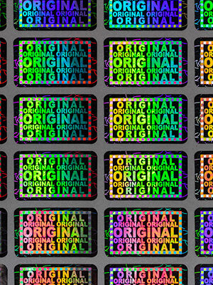 Custom 1 inch Two Layer Hologram