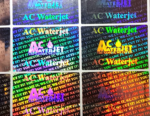 Custom 1 inch Two Layer Hologram